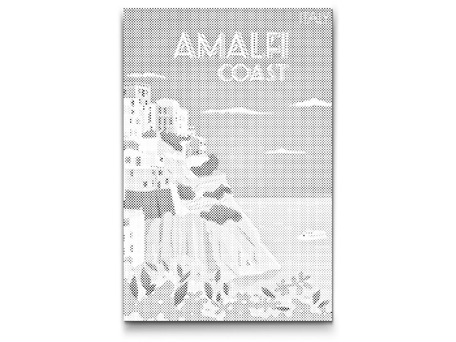 dot painting amalfi coast