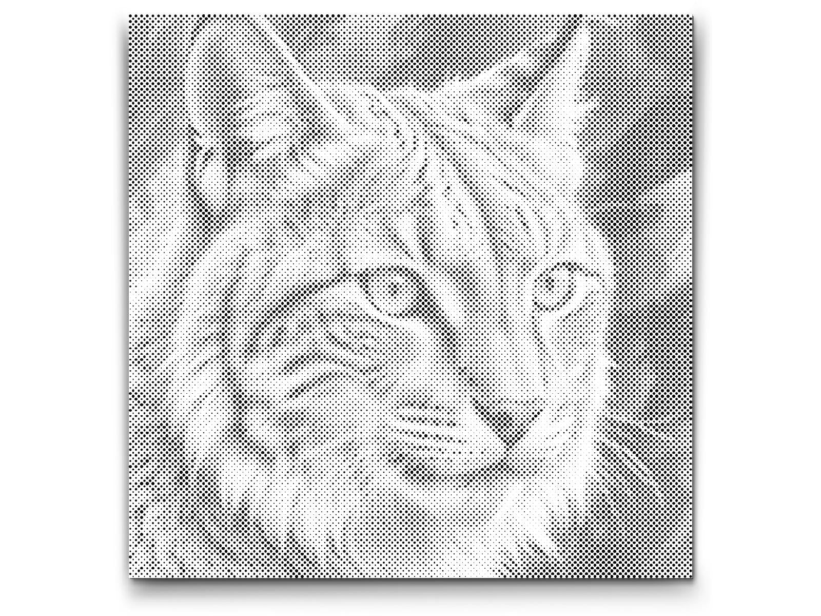 Prickmålning Lodjur – Dot Painting & Prickkonst på Canvas