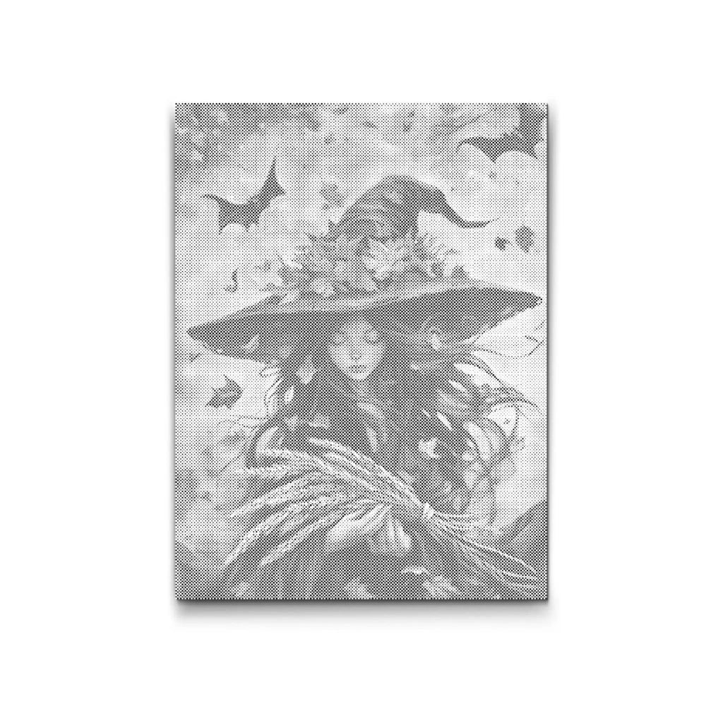 PRICKMÅLNING HÖSTHÄXAN – MAGISKT DOT PAINTING-KIT MED MARKÖR