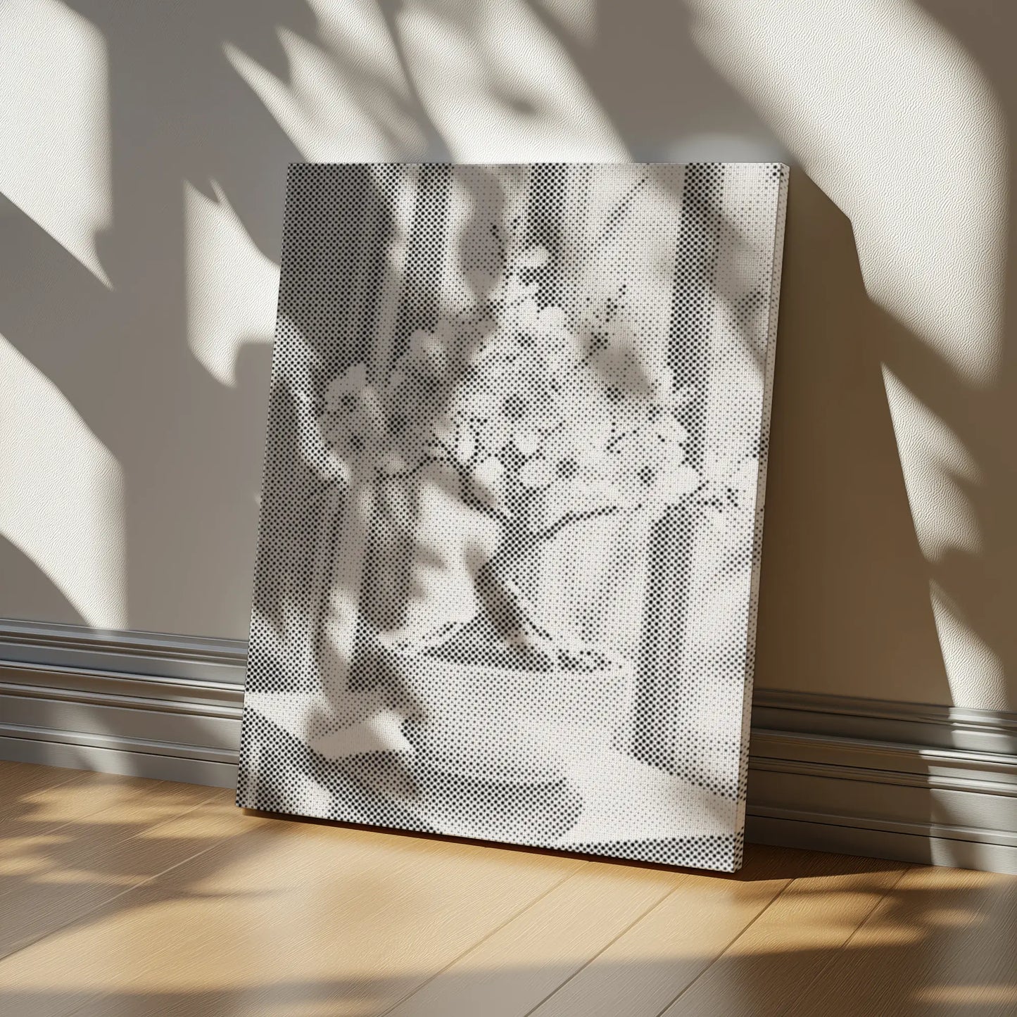 Bonsai lugn | Prickmålning