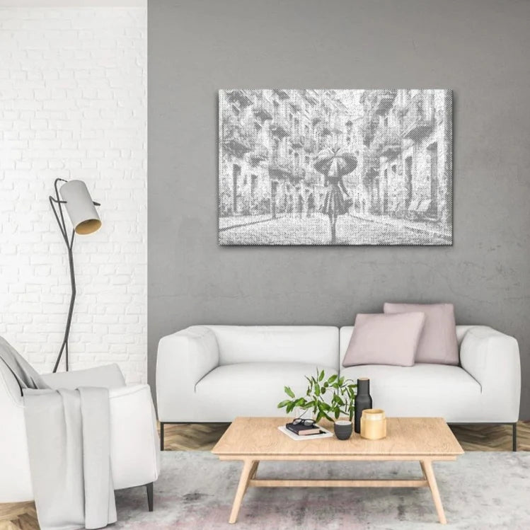 I Regnet Prickmålning | Dot Painting & Prickkonst