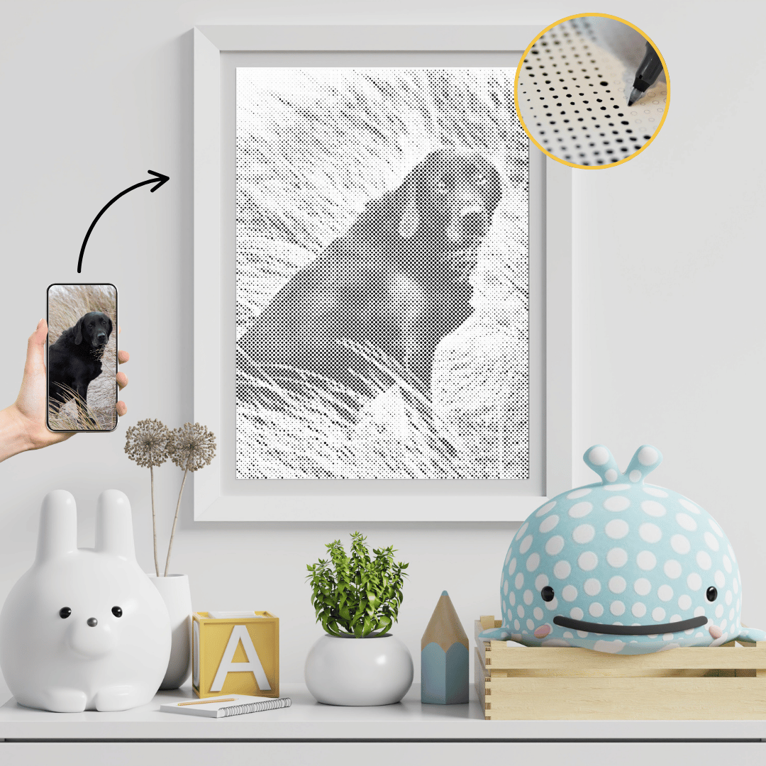 Prickmålning eget foto – avkopplande och personlig aktivitet