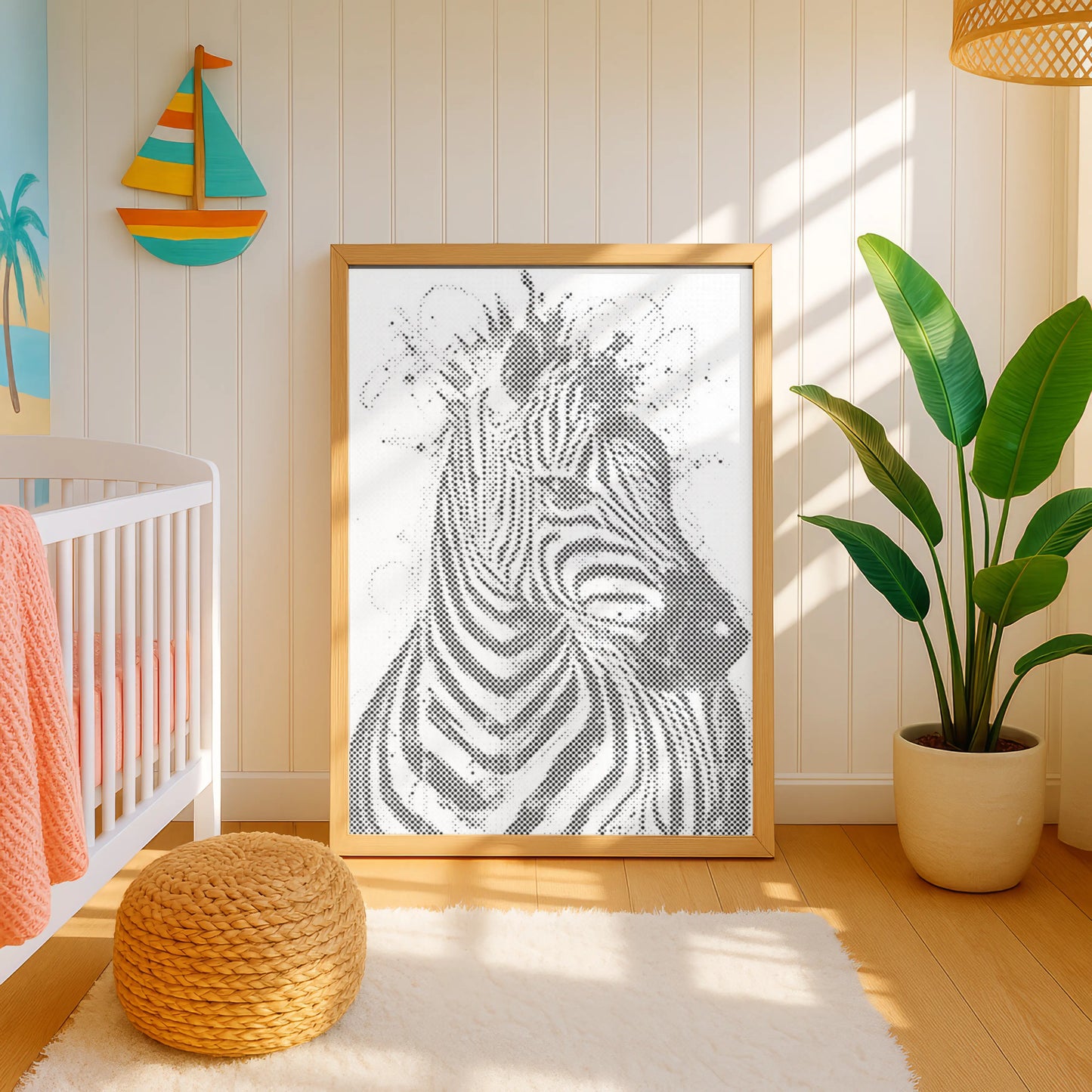 Zebra | Prickmålning
