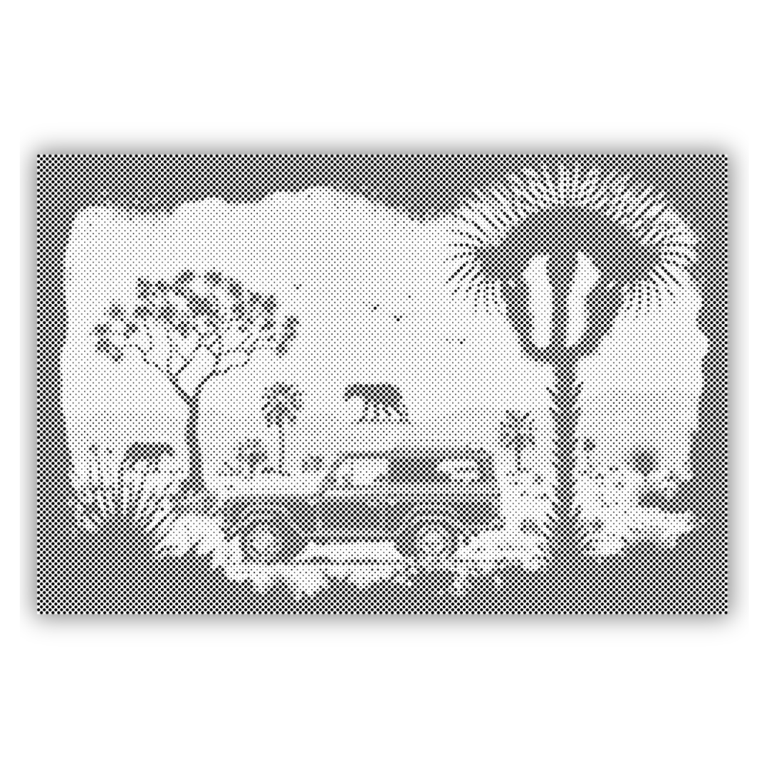 Äventyr i vildmarken | Prickmålning Dot Painting Prickkonst