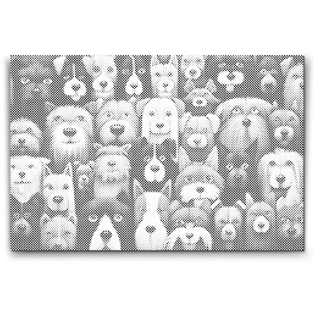 Hundar, Hundar, Hundar Prickmålning | Dot Painting & Prickkonst