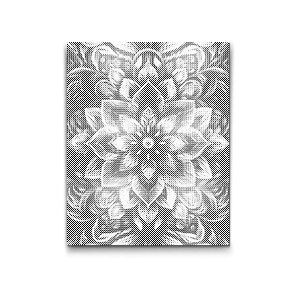 MANDALA BLOMMA | PRICKMÅLNING