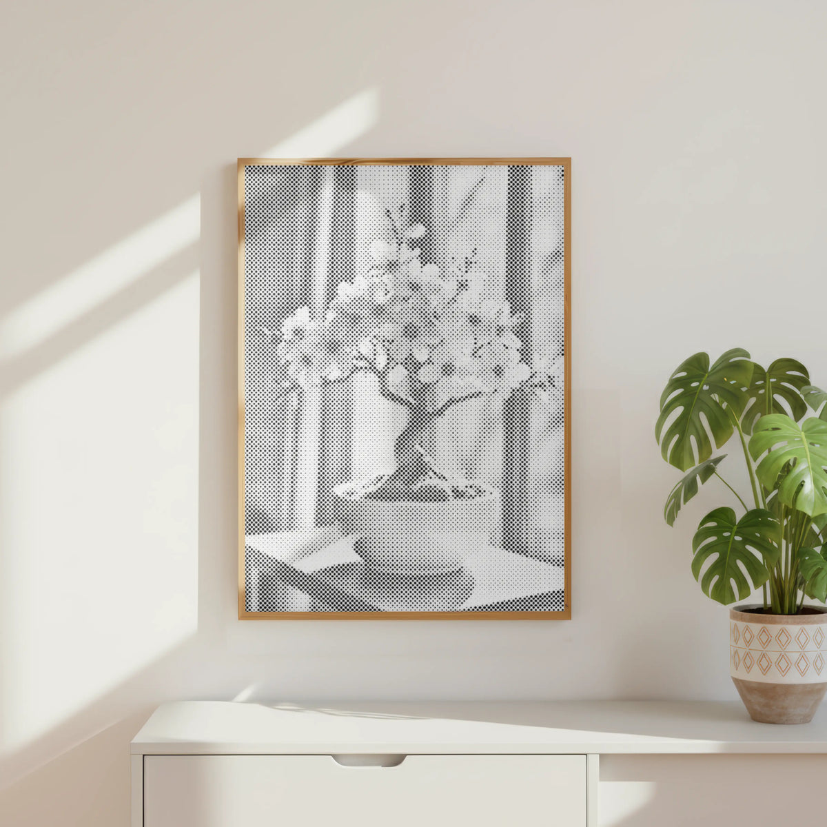 Bonsai lugn | Prickmålning som färdigt prickmålning motiv