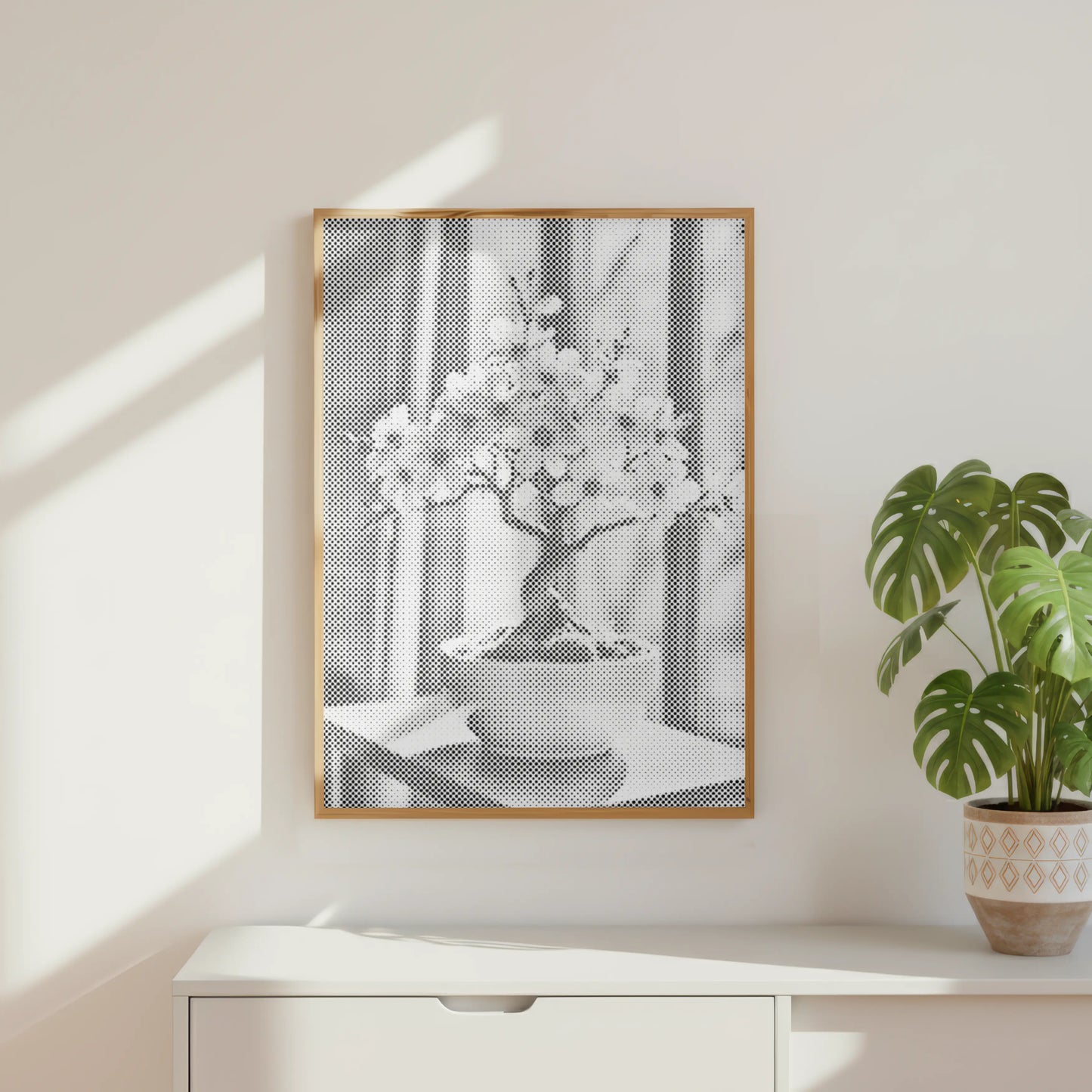 Bonsai lugn | Prickmålning