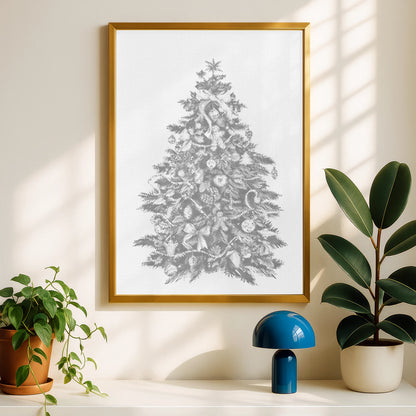 Julgran | Prickmålning
