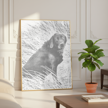Custom Photo – prickmålning