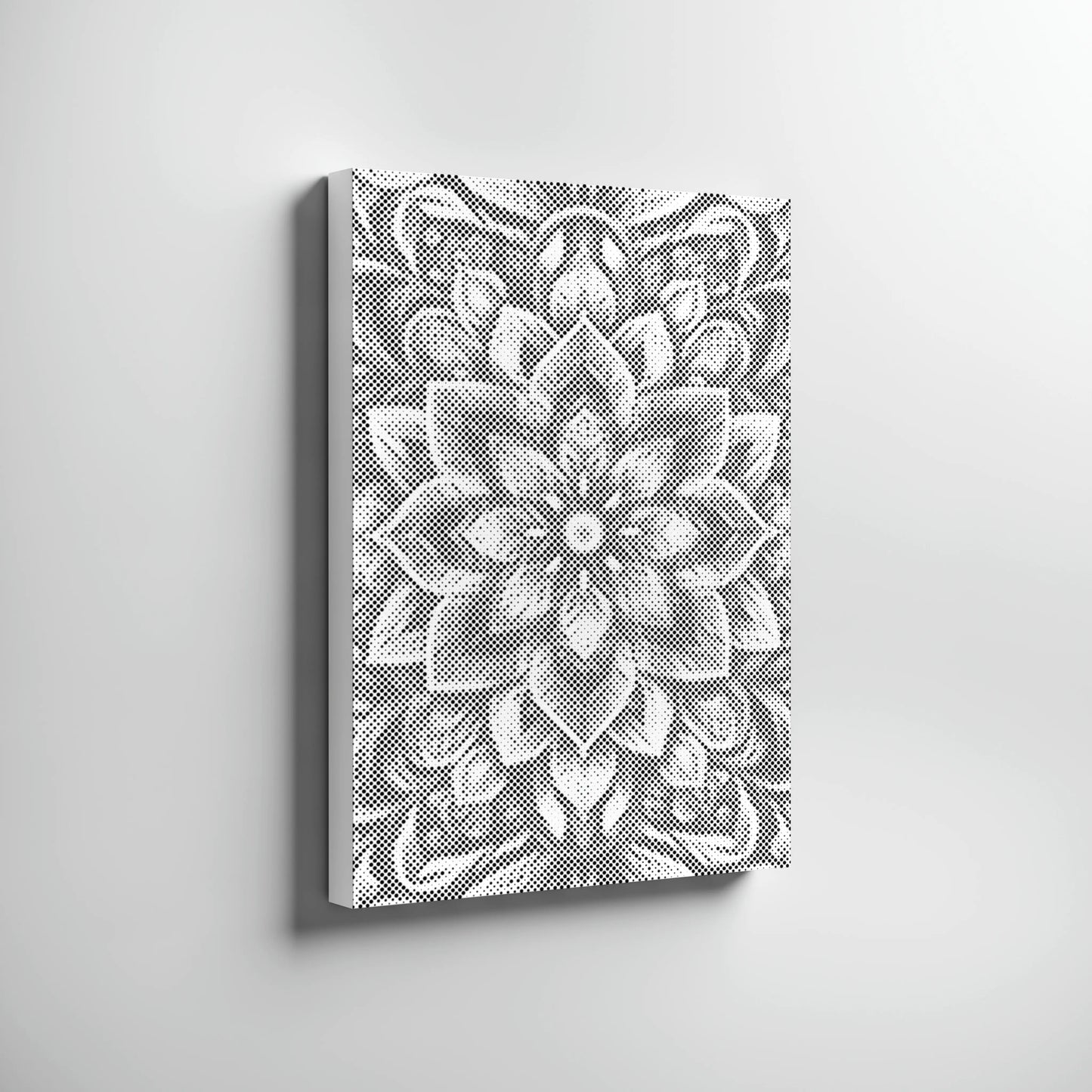 Mandala blomma | Prickmålning
