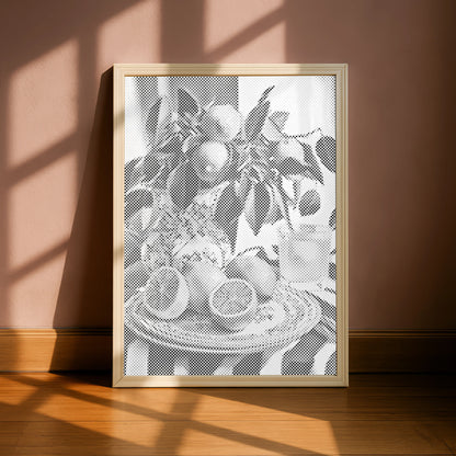Apelsiner & citroner | Prickmålning