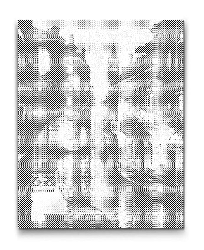 Venedig om natten | Prickmålning som färdigt prickmålning motiv