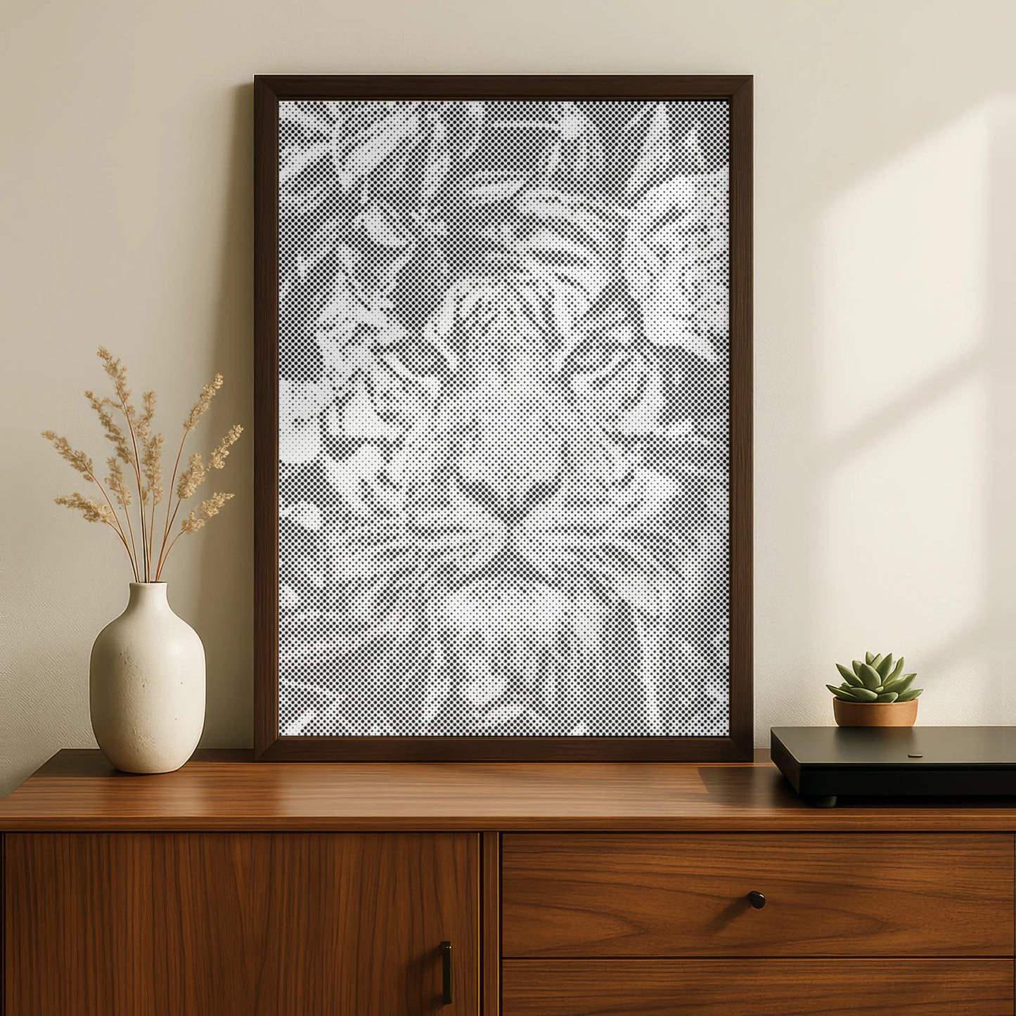 Tiger i djungeln | Prickmålning