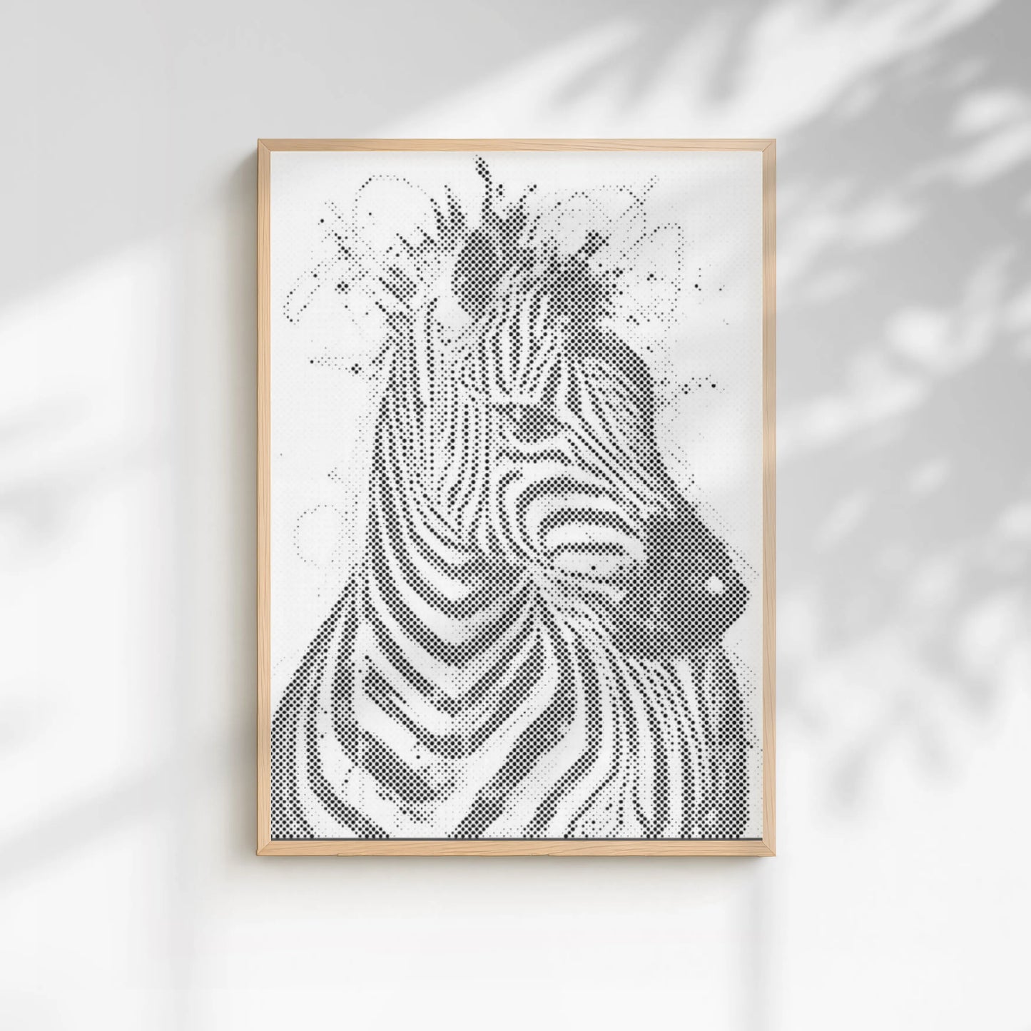 Zebra | Prickmålning