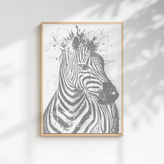 Zebra | Prickmålning