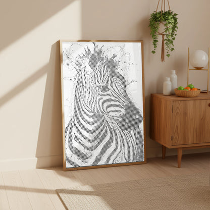 Zebra | Prickmålning