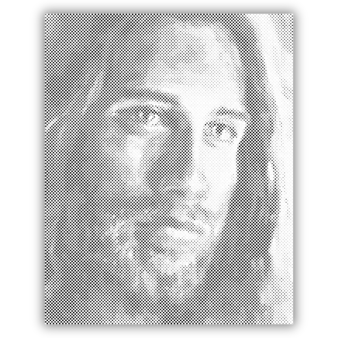 dot painting jesus christ