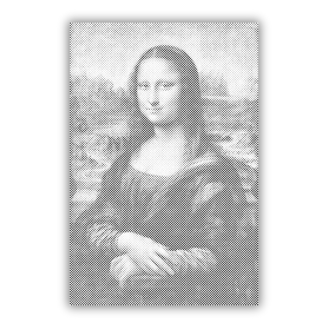 MONA LISA by Leonardo da Vinci | Prickmålning som färdigt prickmålning motiv