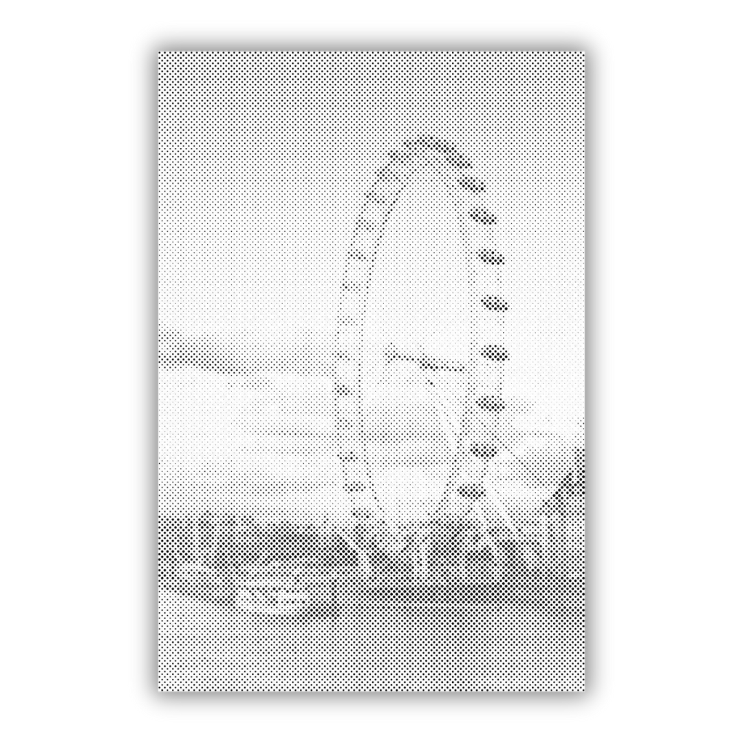 London Eye | Prickmålning som färdigt prickmålning motiv