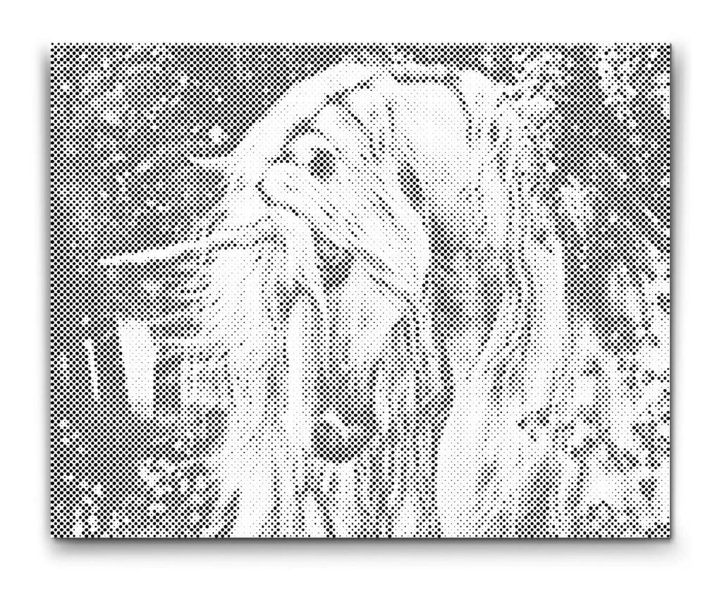 ENHÖRNING I SKOGEN | PRICKMÅLNING